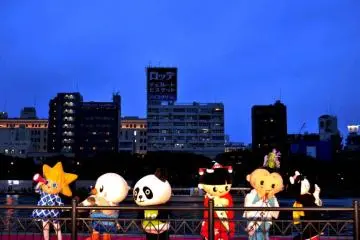 The opening ceremony mascots