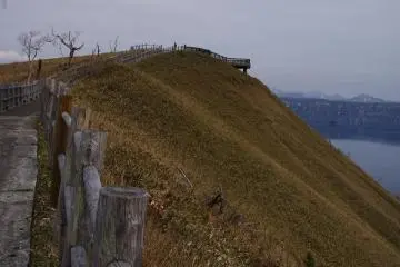 The path leading to the Lake Mashu observation platform