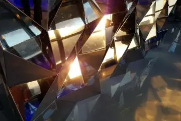 The deck looks futuristic