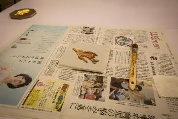 Waiting for the glue to dry. 