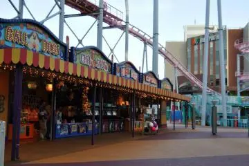 Some stalls where you can try and win some things