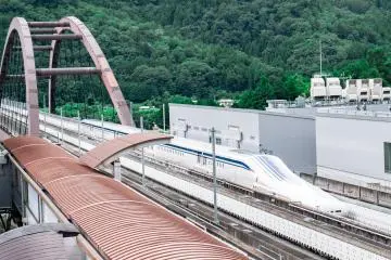야마나시 리니어 테스트라인에서의 테스트 운행