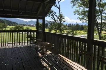 The view from the outdoor patio area on the second floor are stunning!