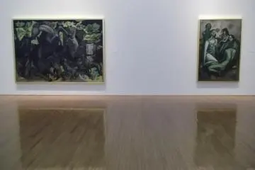 <p>Some of Inakuma's paintings</p>