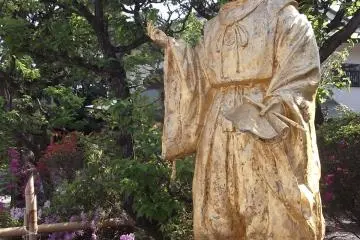 A statue near the main hall