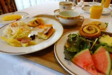 Breakfast buffet at Wisteria Grill, ¥2,500