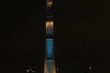 Tokyo Skytree after 7pm. The event is timed such that the inori boshi will be floating just past Tokyo Skytree when it lights up. A good chance to practice night photography. Remember to bring your monopods or tripods!