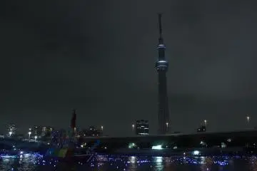 The lights of the Tokyo Skytree turning off to prepare for the next event lined up!