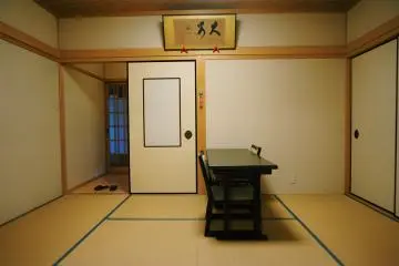 A peek inside the temple stay rooms