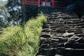 Finally reaching Kamikura Shrine.