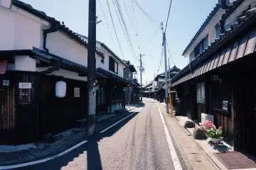 The streets are preserved as they were