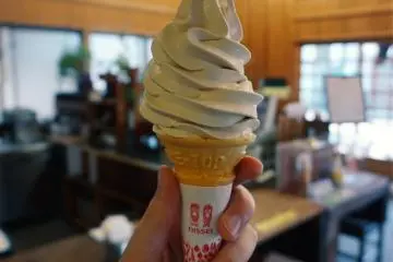 Soy sauce ice cream is surprisingly tasty
