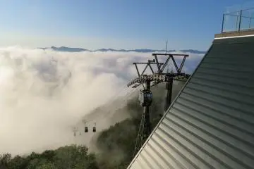 Take the gondola to the top of the world