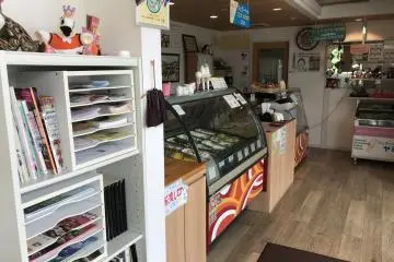 The premises is small but there are some tables and chairs inside