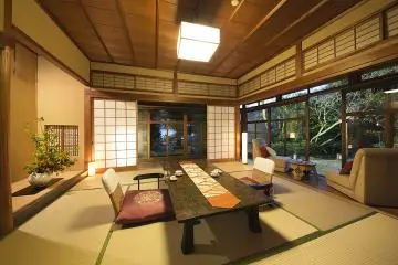 One of the larger rooms with direct garden access