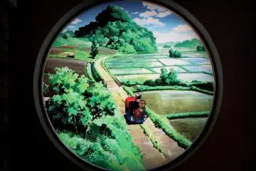 กระจกสเตนกลาสโทะโทะโระ (Totoro)