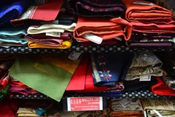 Nagoya obi (fabric-made belt) for women.