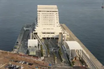 Kobe Meriken Park Oriental Hotel seen from the observatory
