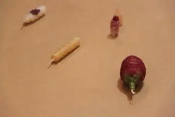 A candle making workshop that uses child-friendly materials.