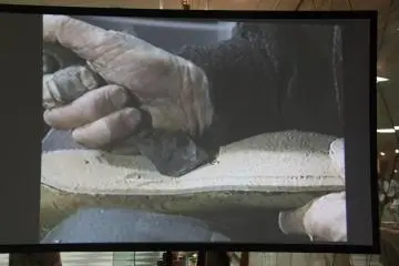 A video showing the process of how handmade shoes are crafted. Oddly, it was the hands of the craftsman in the video that really moved me - it honestly depicted how hard craftsmen work to perfect their craft at the expense of their health and bodies.