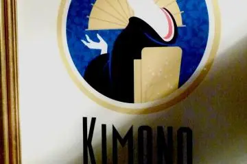Kimono Wine and Grill logo and sign (Photo: <a href="http://www.flickr.com/photos/hiroshimagab/" target="_blank" rel="noreferrer noopener nofollow">jjwalsh</a>)