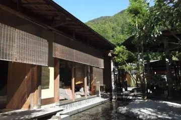 The buildings are in harmony with the setting