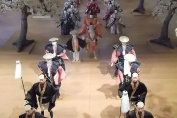 A historical display in the museum