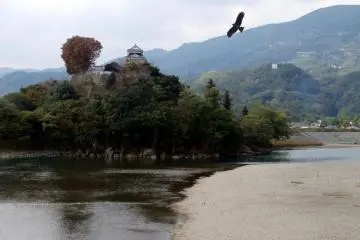 Majestic scene of the Hiji River