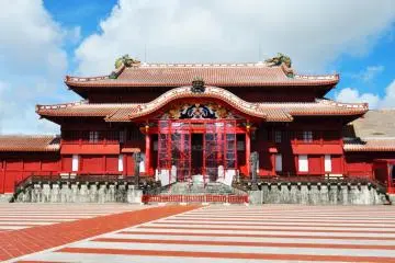 The main hall of Shuri Castle