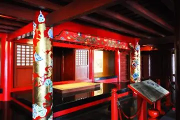 Inside the castle