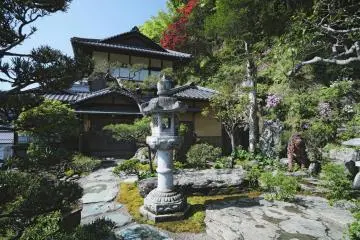 A traditional Japanese garden