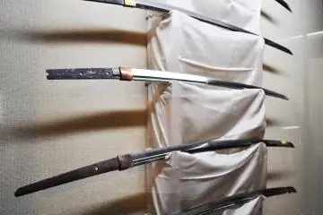 집 중 한 곳에서 본 검들