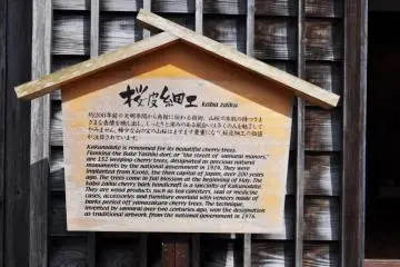 그 지역의 다양한 벚꽃 나무에 대한 역사