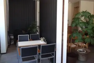 <p>Inside and outside tables</p>