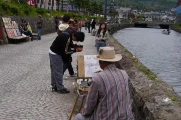 The nearby canals of Otaru