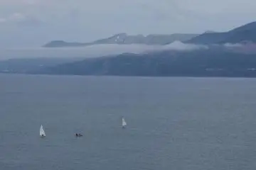 Catching a sailboat race
