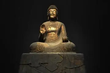Japanese Buddhist sculpture from the 8th century. (Photo: Michelle Madden)