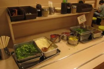 Take your condiments here