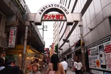 Other significant spots near the station besides Ueno Park and the zoo include Yodobashi Camera and Ameyoko Street (officially Ameyayokocho).