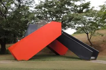 추상적인 미끄럼틀 