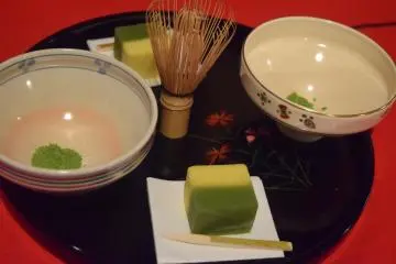 From the beginner's workshop, where you could learn how to whisk your own cup of matcha