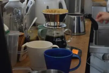Coffee is treated like a science here, in order to brew the perfect up