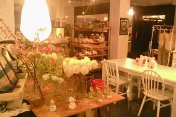 Shop and seating