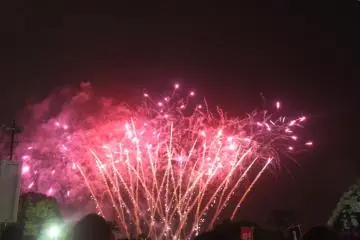 Starting off with a bang is the fireworks show.