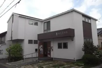 The museum looks like the houses around it