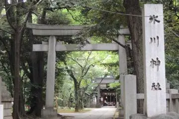 Main entrance of Hikawa Shrine