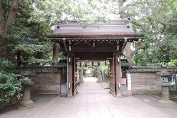 The pathway from the shrine