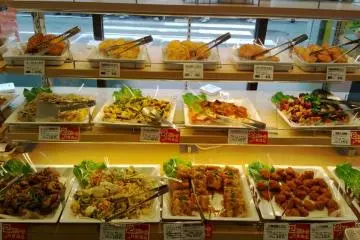 Rows of food to choose from