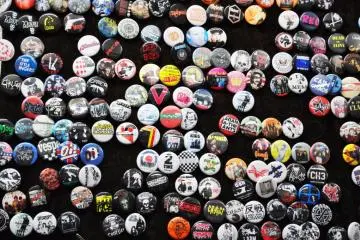 An abundance of badges.