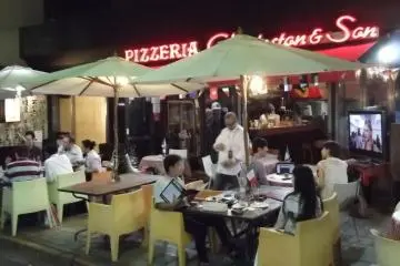Relaxing on the terrace in the evening